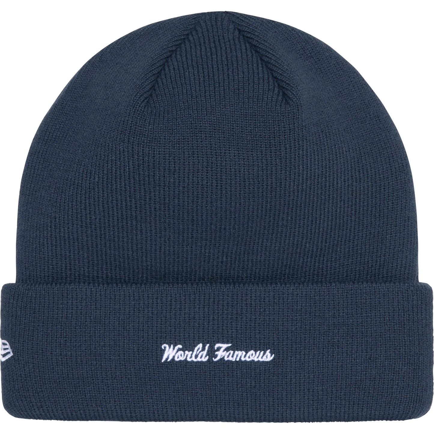 Supreme New Era Box Logo Beanie Navy (FW24)