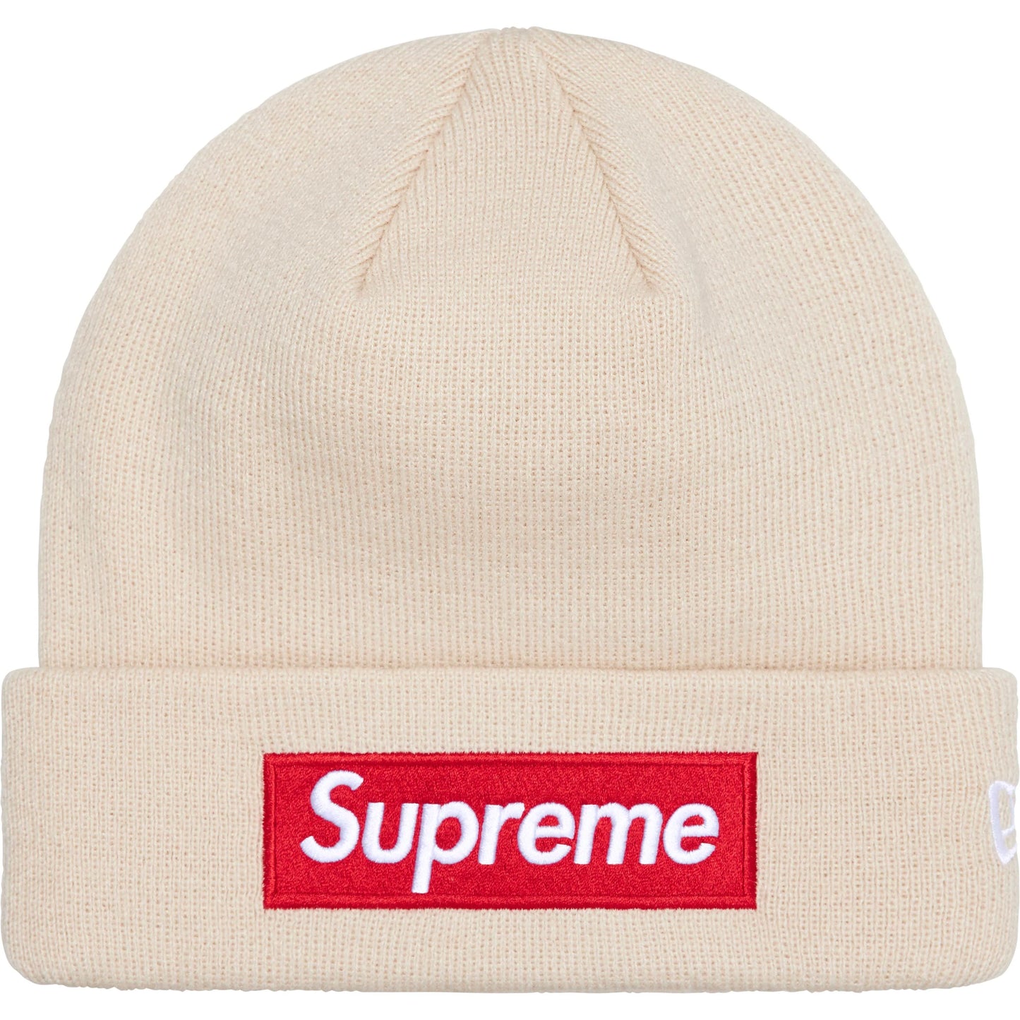 Supreme New Era Box Logo Beanie Stone (FW24)