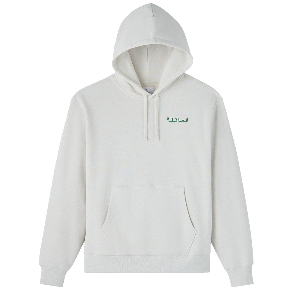 OVO Family Calligraphy Hoodie Ash Heather Grey