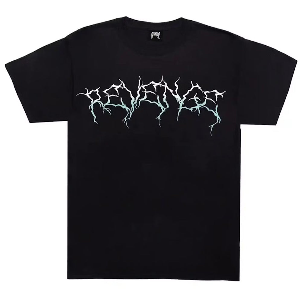 Revenge Gradient Lightning Tee Black