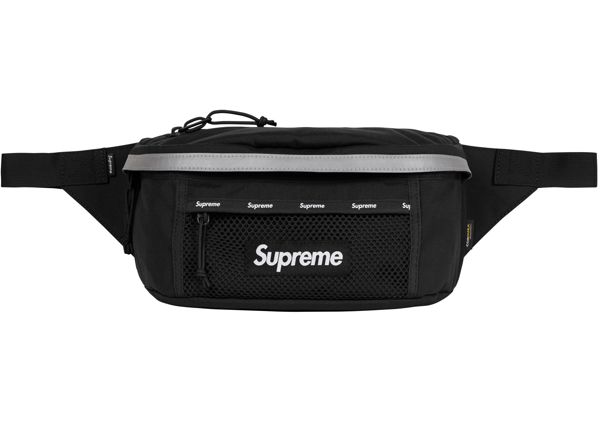 Black supreme bum bag discount