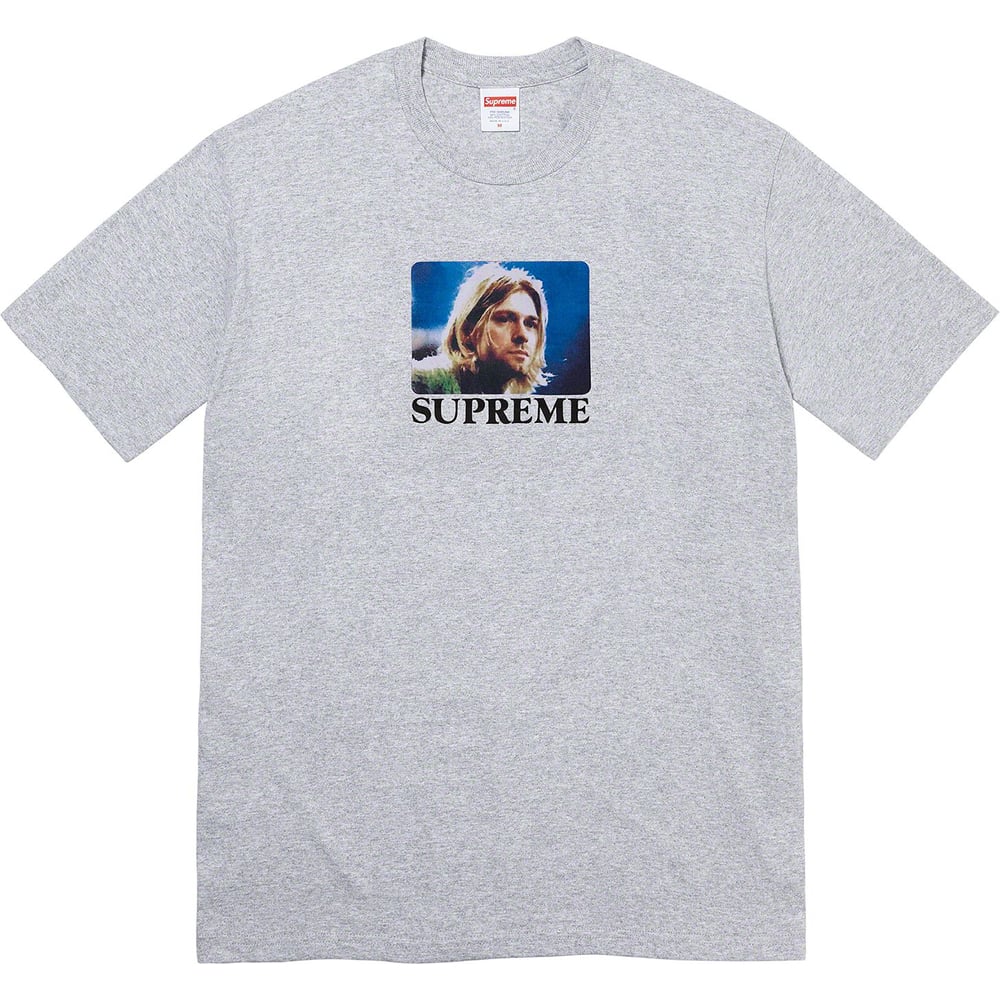 Supreme Kurt Cobain Tee Heather Grey