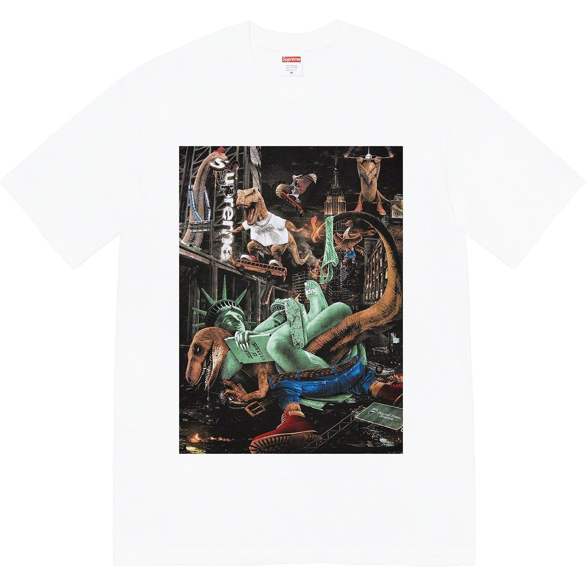 Supreme T-Rex Tee White