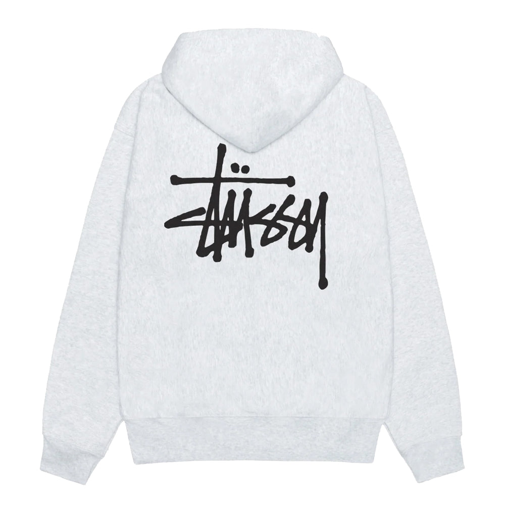 Stussy Hoodie Basic Ash Grey