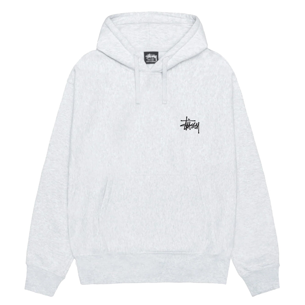 Stussy Hoodie Basic Ash Grey