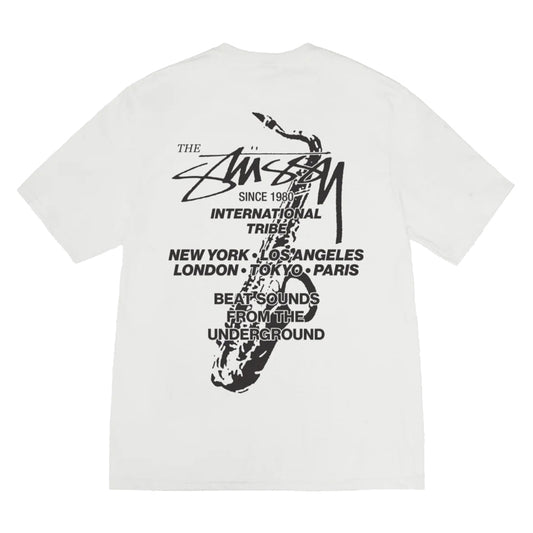 Stussy Tee Beat Sounds Pigment Dyed Natural