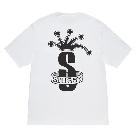 Stussy Tee Crown Band White