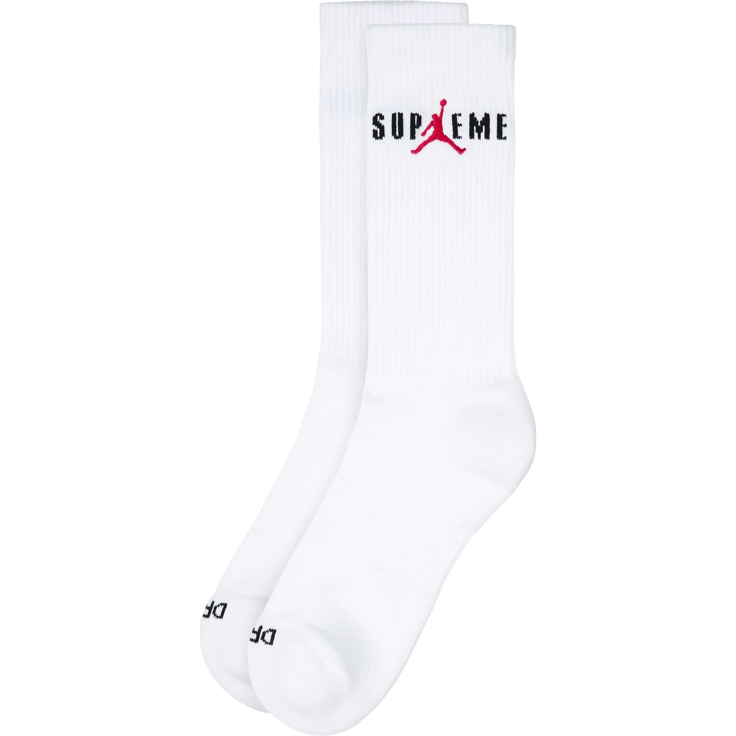 Supreme Jordan Crew Socks White