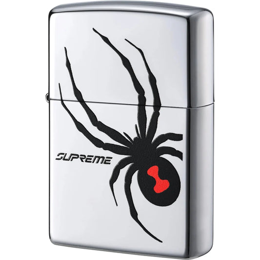 Supreme Spyder Zippo Silver