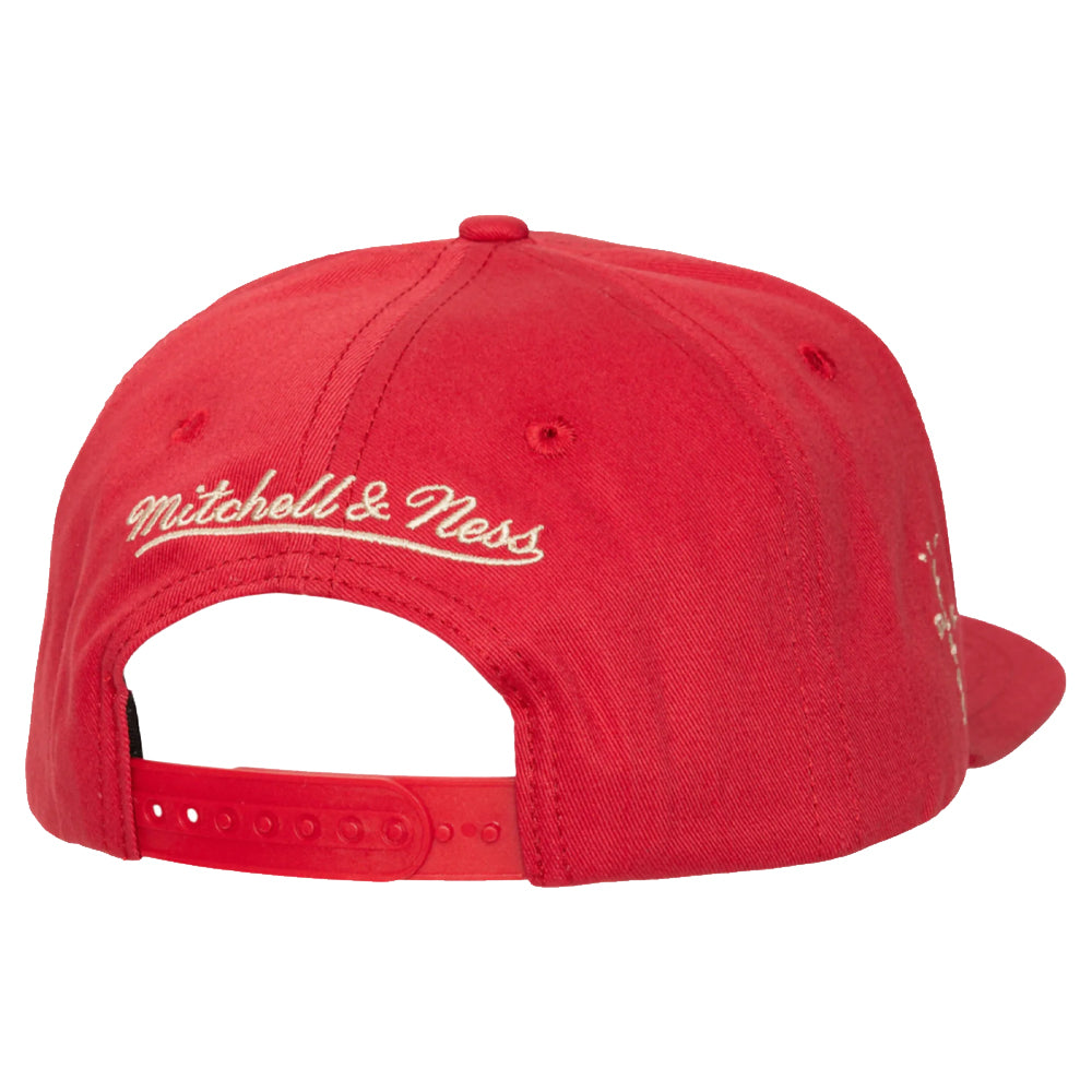 Travis Scott x Mitchell & Ness LSU Tigers Snapback Hat Red