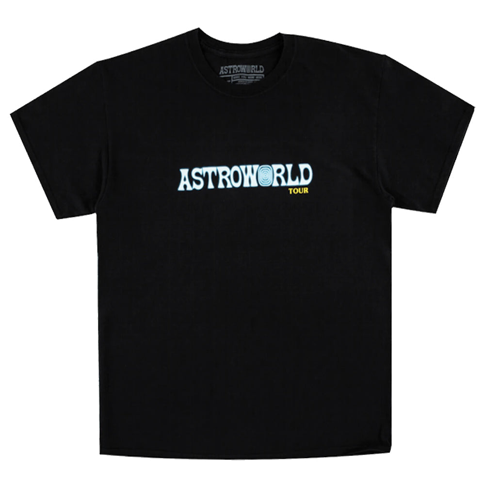 Travis Scott Astroworld Tour Tee Black - The Hype Kelowna