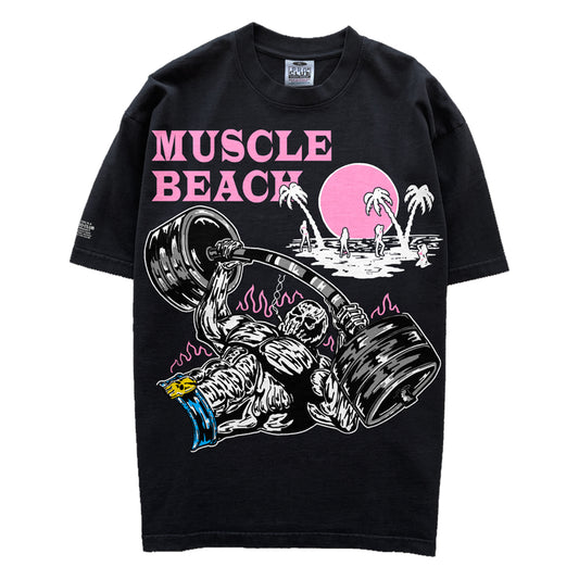 Warren Lotas Tee - Muscle Beach Black