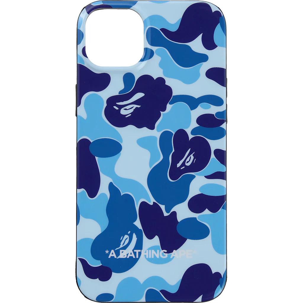 BAPE Blue ABC Camo iPhone 14 Plus Case - The Hype Kelowna