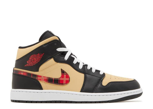 Jordan 1 Mid Tartan Swoosh - The Hype Kelowna