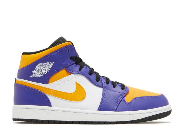 Jordan 1 Mid Lakers (2022) - The Hype Kelowna