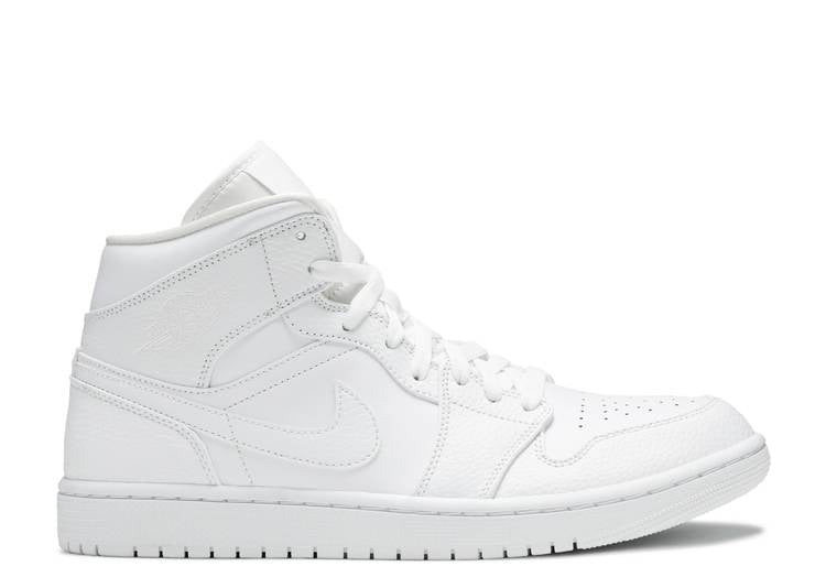 Jordan 1 Mid Triple White - The Hype Kelowna