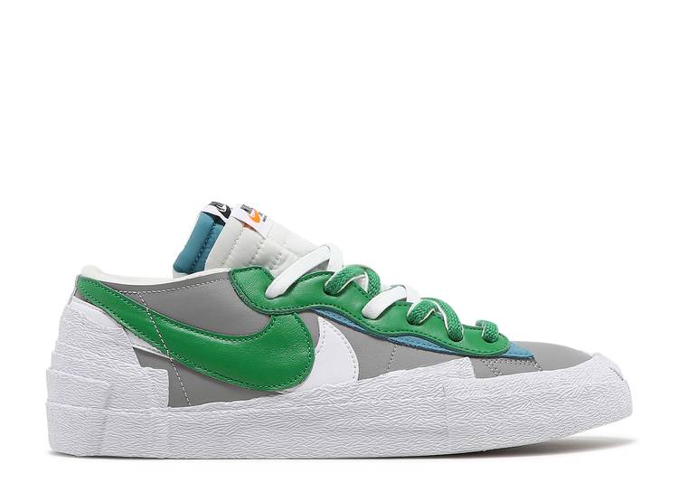 Nike Blazer Low sacai Grey Classic Green - The Hype Kelowna