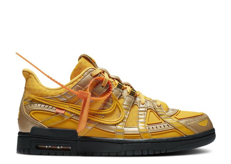 Nike Air Rubber Dunk Off-White University Gold - The Hype Kelowna