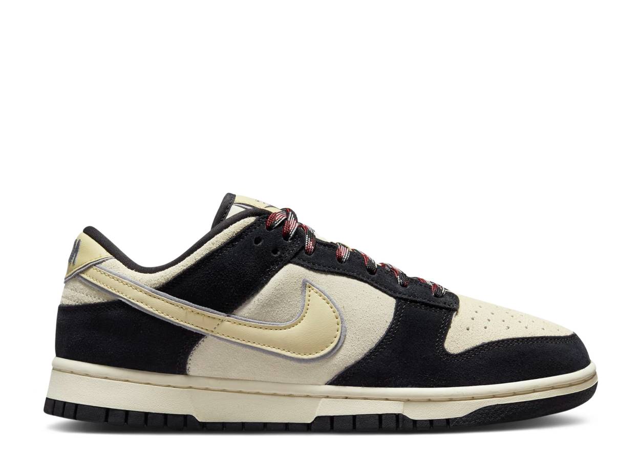 Nike Dunk Low LX Black Suede Team Gold (W) - The Hype Kelowna