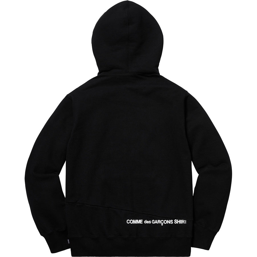 Supreme CDG Split Box Logo Hoodie Black – The Hype Kelowna