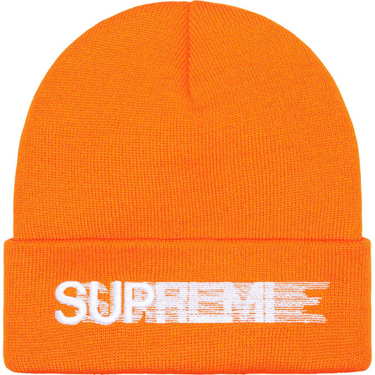 Supreme Motion Logo Beanie (SS23) Orange - The Hype Kelowna