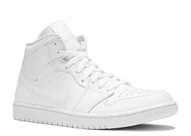 Jordan 1 Mid Triple White - The Hype Kelowna