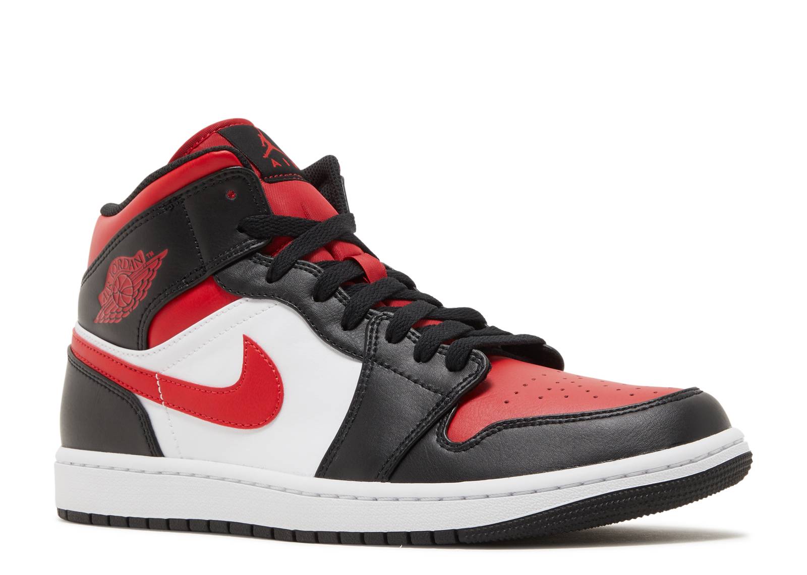 Jordan 1 Mid White Black Red (2022) - The Hype Kelowna