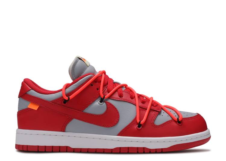 Nike Dunk Low Off-White University Red - The Hype Kelowna