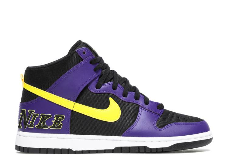 Nike Dunk High EMB Lakers - The Hype Kelowna