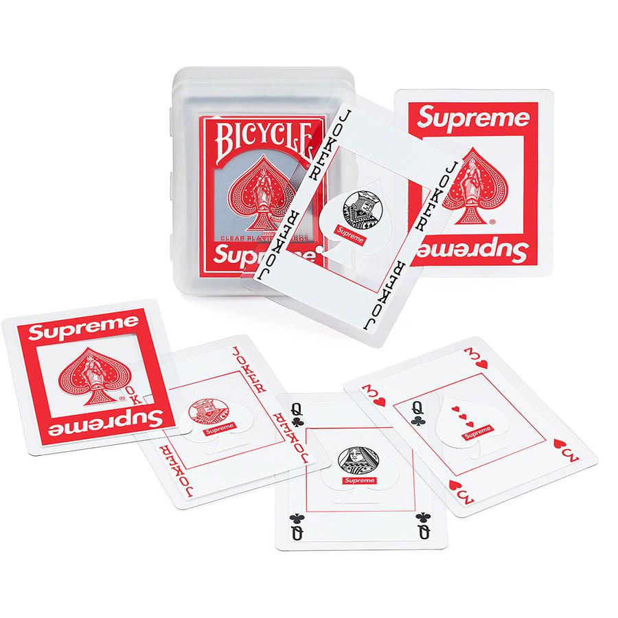 Supreme Bicycle Clear Playing Cards - The Hype Kelowna