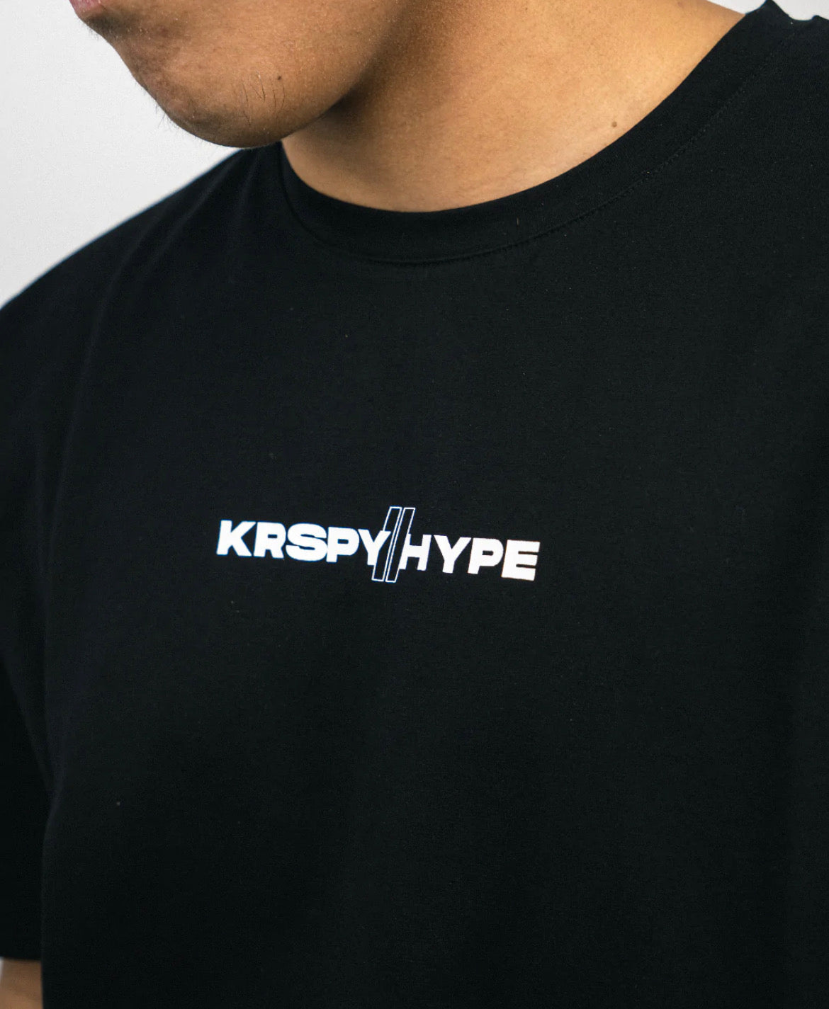 KRSPY//HYPE Collab Tee - Black - The Hype Kelowna