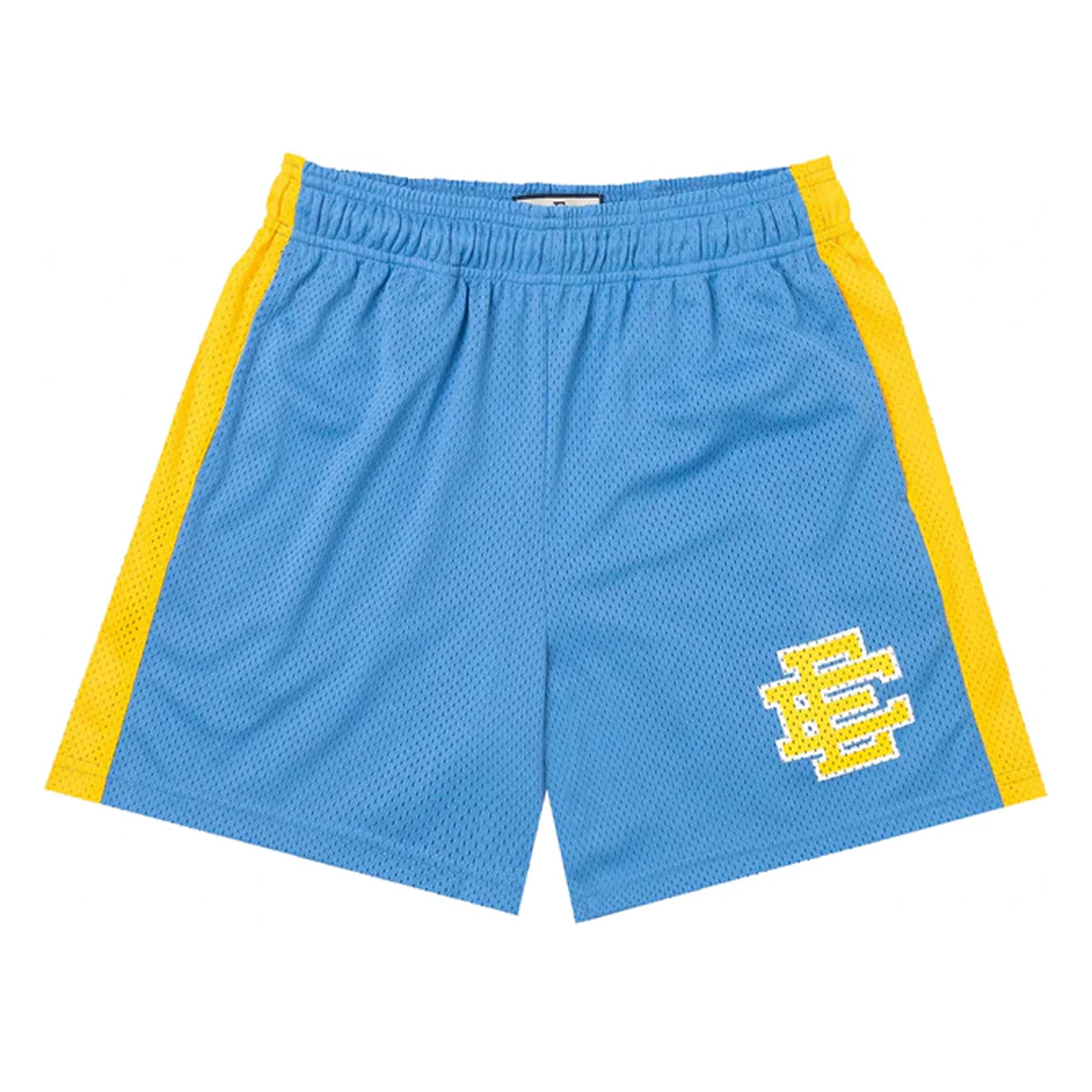 Eric Emanuel Mesh Shorts - Blue Yonder/ Varsity Yellow
