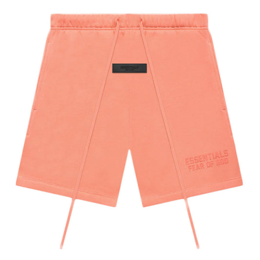 Essentials Sweat Shorts Coral - The Hype Kelowna