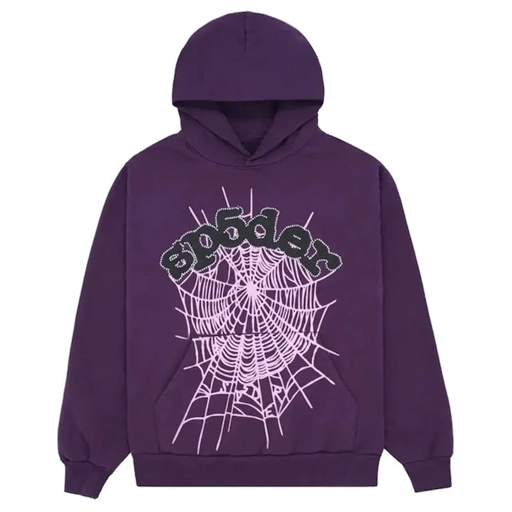 Sp5der Web Hoodie Purple - The Hype Kelowna