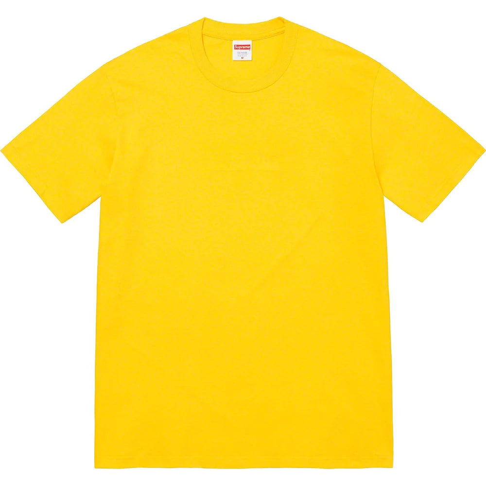 Supreme Tonal Box Logo Tee Yellow - The Hype Kelowna